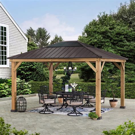 sunjoy gazebo 11 x 13